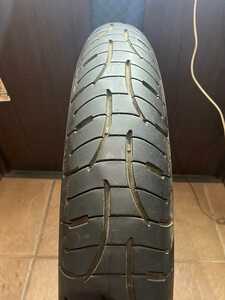 中古MCタイヤ MICHELIN 2CT pilot ROAD4 TRAIL 110/80R19 ミシュラン パイロット ロード4 110 80 19 4015 A2077