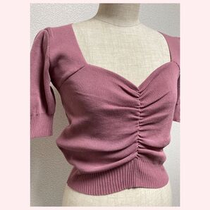 〇新品タグ無し 半袖ニット〇