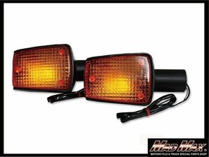 MADMAX バイク用品 HONDA ホンダ CBX400F 純正タイプ ウインカー(2個)オレンジ 補修 修理 汎用 CBX550F リプロパーツ【送料800円】