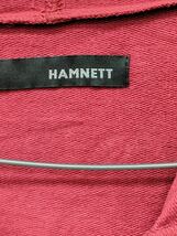 HAMENETT ハムネット メンズ フルジップ パーカー 赤系 真紅 長袖 コットン100% 春服 秋服 XLサイズ相当 上着 アウター I-1016 _画像3
