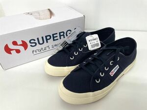 新品■SUPERGA スペルガ レディース スニーカー 36 ネイビー 23cm 