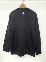 新品■アディダス adidas ロゴ トレーナー XO ブラック HE4390 大きいサイズ_画像2