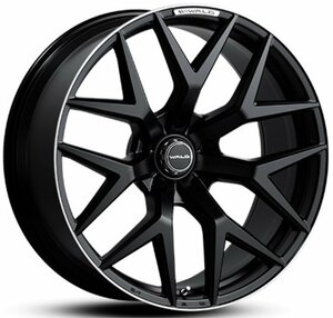 [M's] WALD колесо GENUINE LINE MB001 Lexus LX570 для одной машины (4шт.@) комплект матовый черный 24 дюймовый 10.5J цельный 5 дыра P.C.D 150