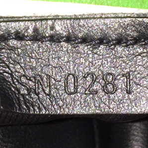 ルイヴィトン クロコダイルメッセンジャー M57496 ボディバッグ グリーン ブラック LV フレンド ニットコットン 袋付の画像9