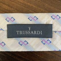 TRUSSARDI トラサルディ ネクタイ オフホワイト 薄ベージュ_画像9