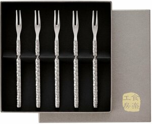 * titanium made pick Fork 5P blast finish made in Japan new goods 