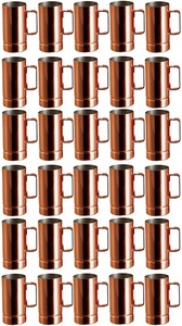 * copper made strut mug middle ( capacity approximately 300ml)30 piece copper - anti-bacterial action equipped water . clean . condition . guarantee .. new light . made in Japan new goods 