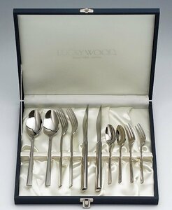 * Lucky wood romance pe Adi na-10P set high class 18-10 stainless steel use mirror finish made in Japan new goods 