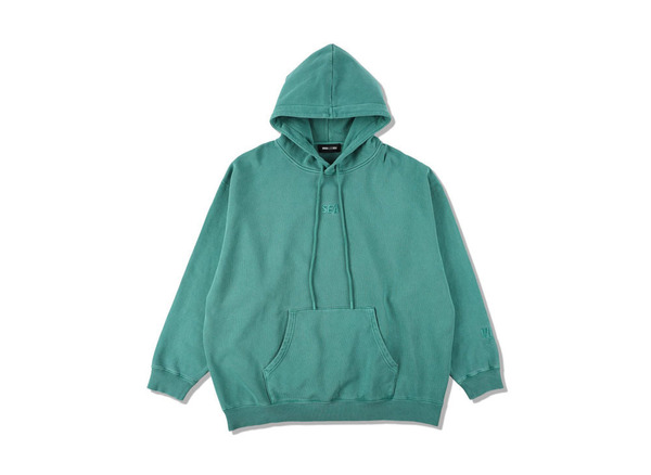 新品 (WIND AND SEA) SEA (PIGMENT-DYE) HOODIE Green ウィン ダン シー シー (ピグメント-ダイ) フーディー ディープ グリーン サイズM