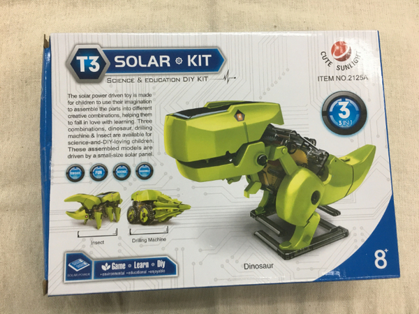 ★☆　ソーラーパワー　恐竜 ロボット　DIY　知育玩具