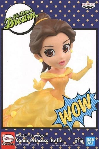 送料無料　ディズニー Disney ディズニーキャラクター Comic Princess Belle ベル バンプレスト 新品 未開封品 迅速発送 丁寧梱包 同梱歓迎