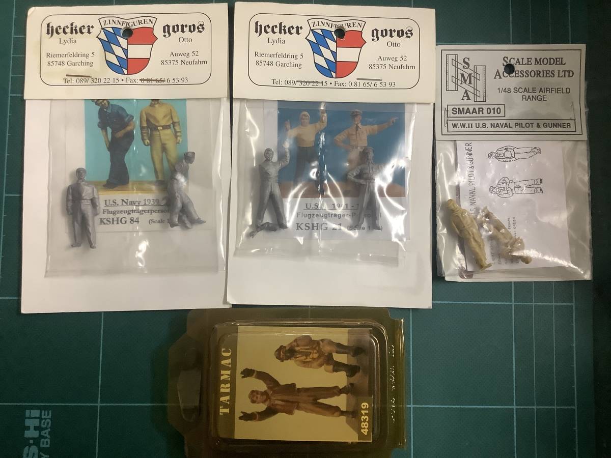 アカデミー 1/35 USN MH-60S ナイトホーク レジンフィギュアセット7人