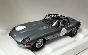 [ Auto Art ]1/18 Jaguar E- модель свет вес 1963 год серебряно-металлический. Composite литье под давлением производства. миникар 
