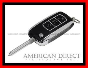[NEW/ keyless ]02-09y Trail Blazer GM chrome edge key spare blank f lip key keyless transmitter key bow Thai 