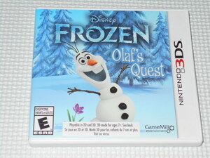 3DS★DISNEY FROZEN Olaf's Quest 海外版★箱付・説明書付・ソフト付