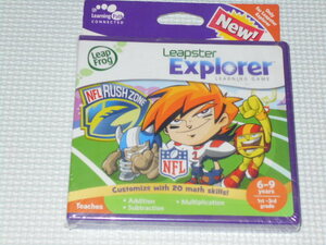 Leapster Explorer NFL RUSH ZONE* new goods unopened 