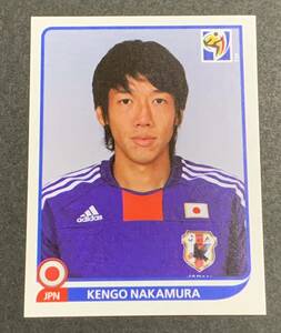 2010 Panini World Cup Sticker Kengo Nakamura 385 Japan 中村憲剛　日本代表　ワールドカップ　ステッカー