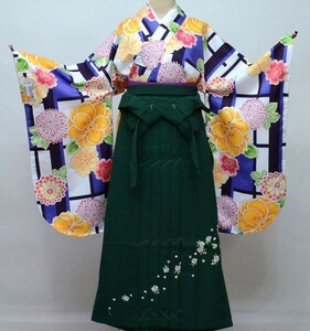  кимоно hakama комплект Junior для . исправление 144cm~150cm мир . день церемония окончания новый товар ( АО ) дешево рисовое поле магазин NO31760-03