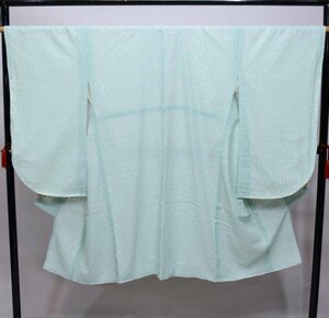  two shaku sleeve kimono single goods brand new total race kimono height is dressing ... short mint color graduation ceremony new goods ( stock ) cheap rice field shop NO36269