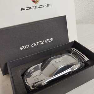 ポルシェ 911GT2RS ペーパーウエイト メタルカー ディーラー 正規品 非売品 ノベルティ コレクション 希少 レア 新品　