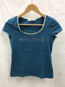 Pinky&Dianne Pinky and Diane P&D cut and sewn U neck blue size 38 22101201