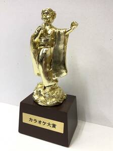 ミニトロフィー カラオケ大賞 貯金箱 全高17cm 22121903