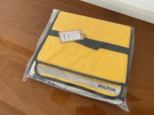 DULTON 折りたたみ キャリー バッグ 32L TARPAULIN CARRY BAG : クーラーボックス クールバッグ ソフト クーラーバッグ 黄色 イエロー