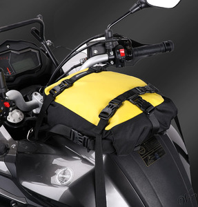 ◆ウォータープルーフ仕様◆ シートバッグ 容量10L ショルダーバッグ 簡単装着 バイク オートバイ アクセサリー ツーリング イエロー