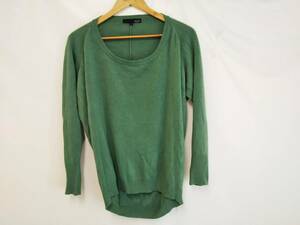 S86)セーター SHEL'TTER グリーン 緑色 フリーサイズ ゆったり目