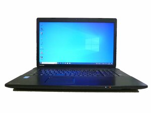 ジャンク TOSHIBA B374/K 第4世代 i3 4100M 2.5GHz 4GB HDD 320GB Windows10 pro ノートPC パソコン 東芝 簡易動作確認済 w623