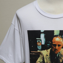 アメリカ購入 新品 The Godfather ゴッドファーザー ドンコルレオーネ マーロンブランド プリント Tシャツ 白 XL_画像2