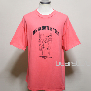 アメリカ購入 USED品 希少 1993年 Leonard Bernstein バーンスタイン HANESヘビーウェイトプリントTシャツ MADE IN USA サーモンピンク XL