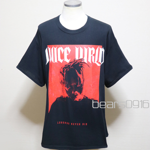 アメリカ購入 USED品 Juice Wrld ジュースワールド 999 フォトプリントＴシャツ 黒 XL