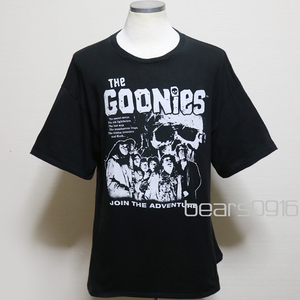 アメリカ購入 USED美品 The Goonies グーニーズ グラフィックプリントＴシャツ 黒 L 