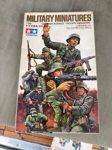 TAMIYA　タミヤ模型　MILITARY MINITURES 1/35 ドイツ兵機Ｂ 未使用品 希少品プラモデル当時物情景ジオラマ