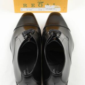 ●REGALリーガルストレートチップドレスシューズ(V194,黒,25.0,GOODYEAR WELTED製法)新品の画像5