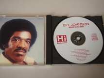 洋楽★CD★シンガー／ギタリスト／ハーピスト R&B,ブルース★SYL JOHNSON シル・ジョンスン★「MUSIC TO MY EARS」HI UK CD 117★現状渡し_画像2