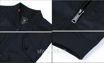 E08☆新品刺繍 フライトジャケット 空軍 ミリタリージャケット メンズ ヴィ スタジャン 野球服ンテージ 高品質M~4XL選択可_画像10