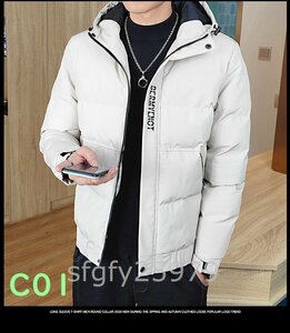 D62☆新品 冬服 メンズ 中綿ジャケット 中綿コートフード付き キルティングジャケット 暖かい 防寒M-4XL選択可
