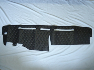 NEW Elf PM Elf standard exclusive use quilt dash mat black color gloss less leather manner black deco truck truck dump 