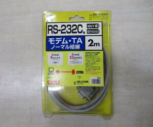 230518[2]* Sanwa Supply /SANWA SUPPLY*KRS-3102FK/RS-232C cable / modem *TA normal . line /2m/ postage 520 jpy 