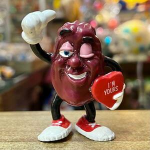 California Raisins カリフォルニアレーズン バレンタイン PVCフィギュア レーズン アドバタイジング 企業物 ヴァレンタイン アメキャラ