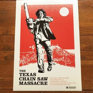  poster [ demon. ....](The Texas Chain Saw Massacre)#3* leather face /to Be *f-pa-