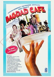 US版ポスター★バグダッド・カフェ（Bagdad Cafe）★モハーヴェ砂漠/ジュベッタ・スティール/コーリング・ユー/1988