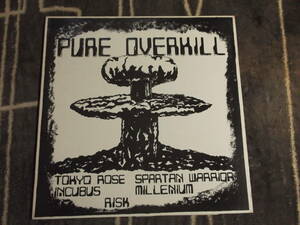 V.A.(RISK,MILLENIUM,TOKYO ROSE,SPARTAN WARRIOR)[PURE OVERKILL]VINYL,UK-ORG.