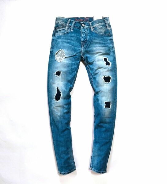 新品　PEPE JEANS ぺぺジーンズ　pepe jeans 加工テーパードデニム