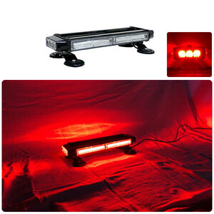 [37cm] LED turning light bar type [ red ] red color red COB chip adoption cigar socket power supply magnet installation urgent vehicle wrecker car WB8236-2S