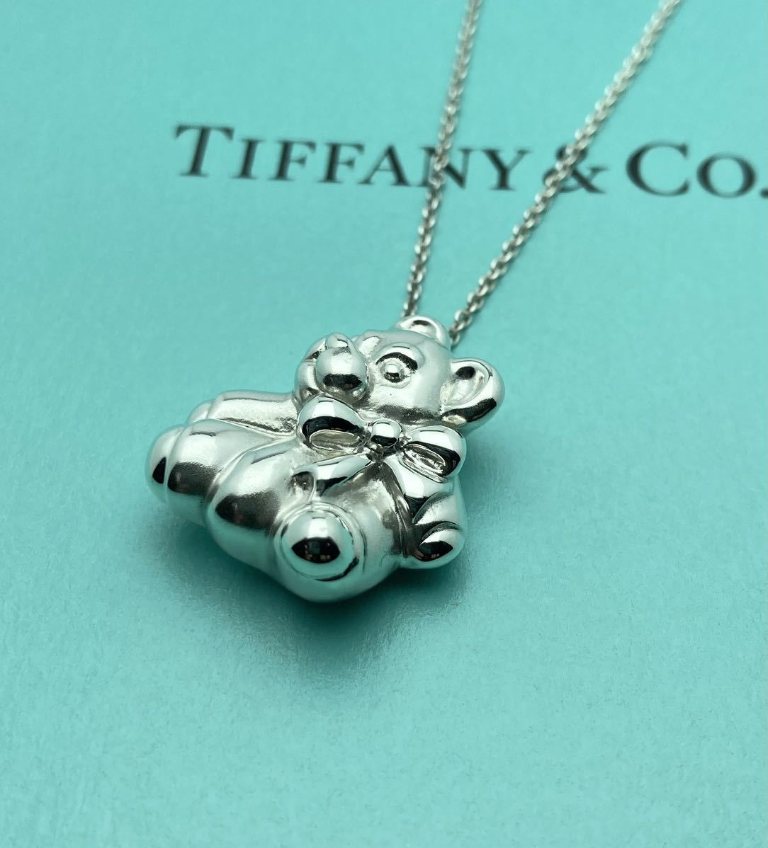 Tiffany 925/750 熊ブローチ 希少 ブローチ/コサージュ アクセサリー