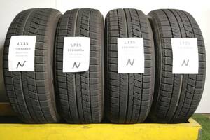  195/60R16 89Q Bridgestone BLIZZAK VRX 中古 スタッドレスタイヤ 4本セット ブリヂストン L735.N