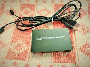 Aimos AM-KVM 201cl HDMI KVM switch usbkvm switch 2 pcs. PC. mouse, keyboard, monitor . also have 1 monitor / keyboard & mouse secondhand goods 